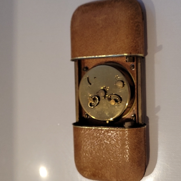 Vintage Selfix adjusted climatzed travel pocket clock made in Germany - Picture 3 of 7